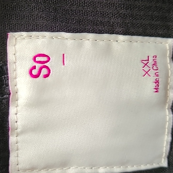 SO BRAND WOMENS JUNIOR PLUS SIZE BLACK CORDOROY JUMPER / PENAFORE DRESS SIZE XXL - Picture 16 of 16